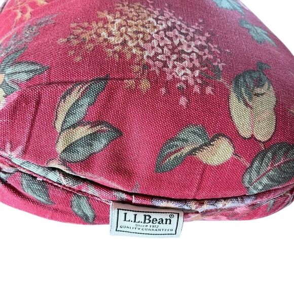 Vintage L.L. Bean Floral Lumbar Accent Pillow - Picture 3 of 4